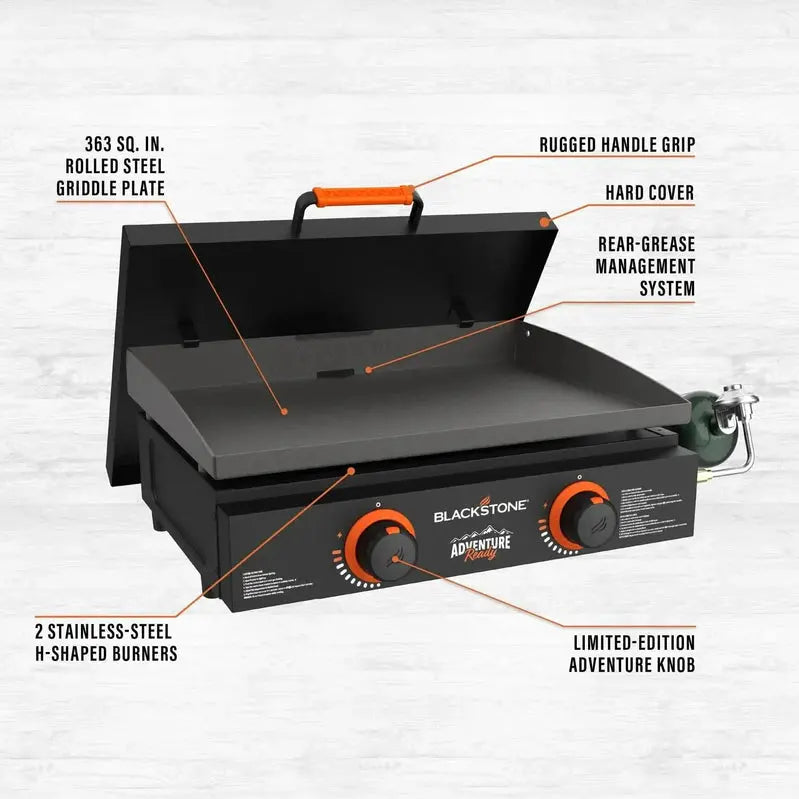 Blackstone Propane Griddle Gift Bundle 22 In Black - Adventure Ready