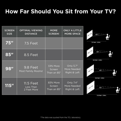 TCL 75in 4-Series 4K UHD HDR Smart TV With Roku And Voice Control