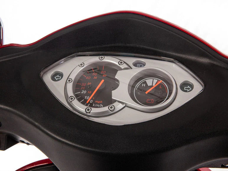 GreenStreet Electric Mobility Scooter 20 km/h Or 25 km/h, 50 km Range, Topcase - E-Mover
