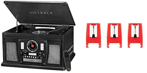 Victrola 8-in-1 Bluetooth Record Player With Built-In Speakers And Wireless Streaming