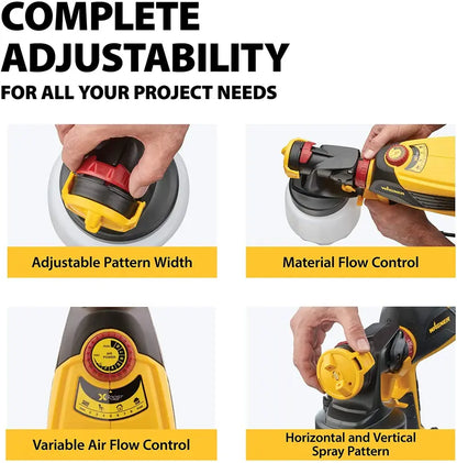 Wagner Handheld HVLP Paint Sprayer With X-Boost And Two Nozzles - FLEXiO 590