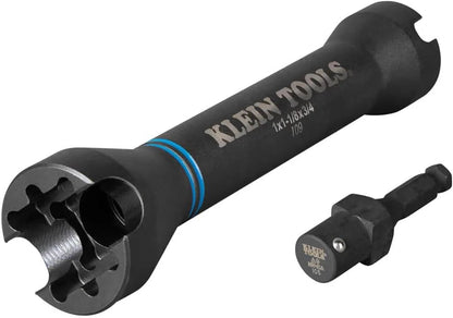 Klein Tools Single-Ended Impact Socket, 3/4-Inch, 1-Inch And 1-1/8-Inch - NRHD3