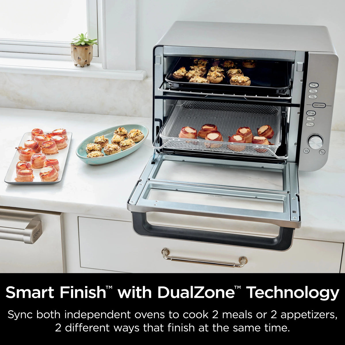 Ninja Air Fry Basket With 2 Sheet Pans, 2 Wire Racks And Crumb Tray - DCT601