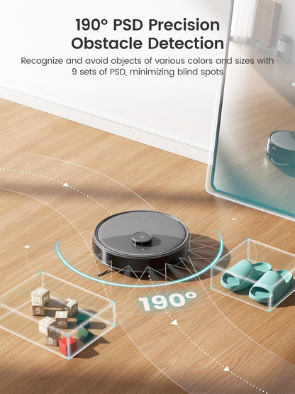 Lefant LiDAR Robot Vacuum And Mop, 20,000Pa Suction, 90-Day Self-Emptying - M3 Max