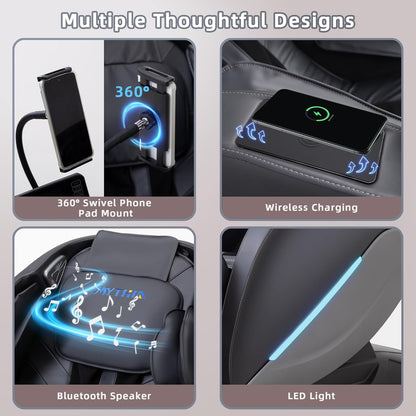 MYTHIA Full Body Zero Gravity Massage Chair With SL Track, 12 Auto Modes - A303C