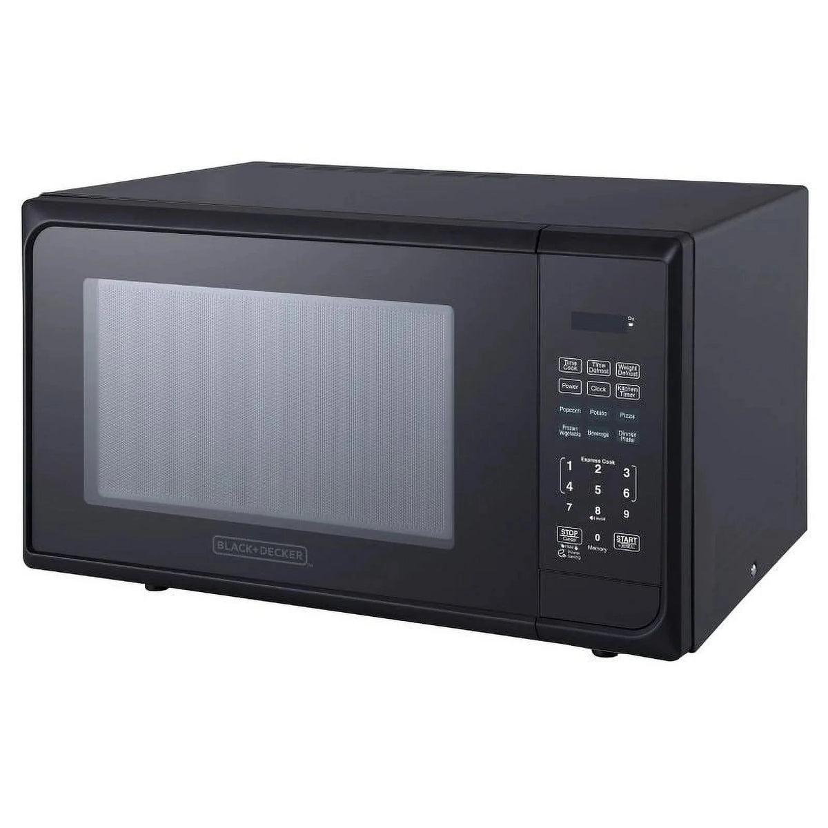 BLACK+DECKER 1.1 Cu. Ft. 1000 Watt Microwave Oven, Stainless Steel - EM031M2CE