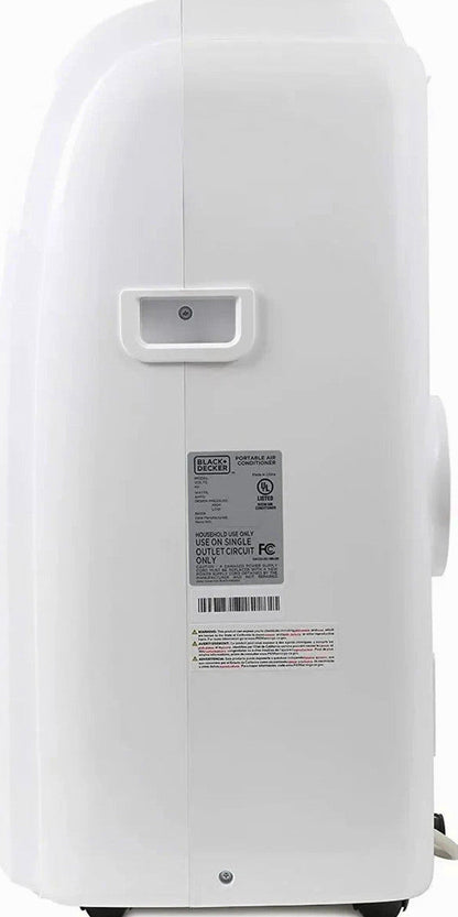 BLACK+DECKER 14,000 BTU Portable Air Conditioner With Heat And Remote Control, White