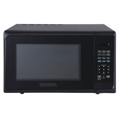 BLACK+DECKER 1.1 Cu. Ft. 1000 Watt Microwave Oven, Stainless Steel - EM031M2CE