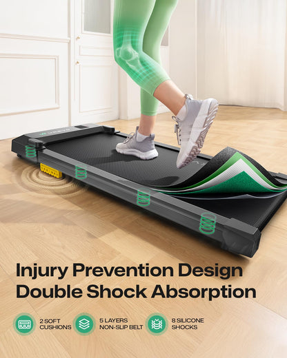 Smart Compact Under-Desk Walking Pad Treadmill