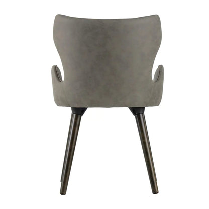 A & B Home Set Of 2 Dining Chairs, 22in W X 23.2in D X 32.3in H - 49809-GRAY-DS