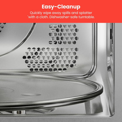 Chefman MicroCrisp 0.8 Cu. Ft. Microwave And Convection Oven 1800W - Black - RJ55-MF-8