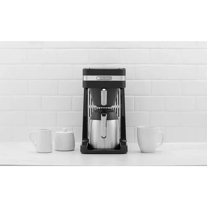 BUNN Speed Brew CSB3T 10-Cup Coffee Maker With Black And Silver Thermal Carafe - CSB3T