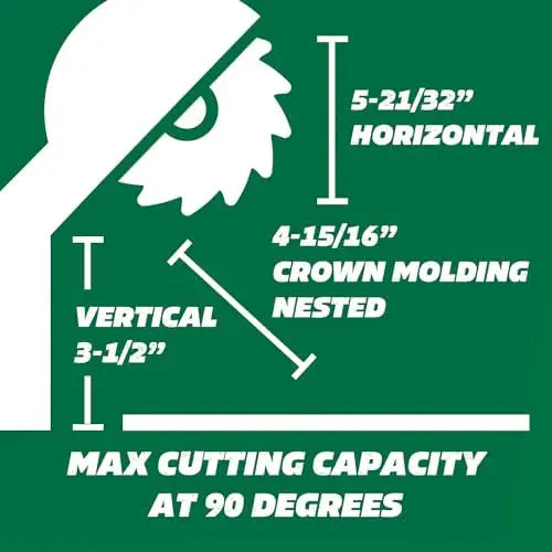 Metabo HPT 10 Inch Compound Miter Saw With Large Table, 15 Amp Motor