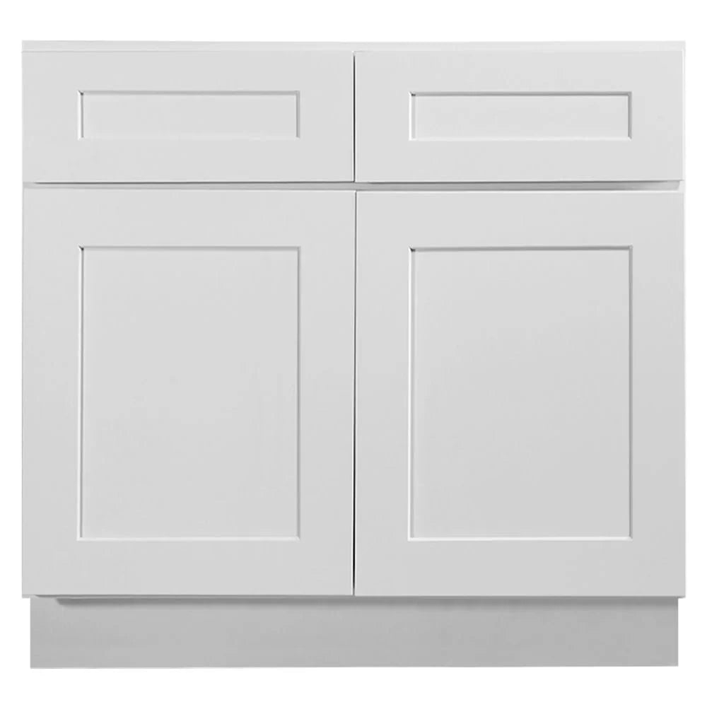 Design House Brookings Unassembled Shaker Base Kitchen Cabinet 36x34.5x24, White - 561407