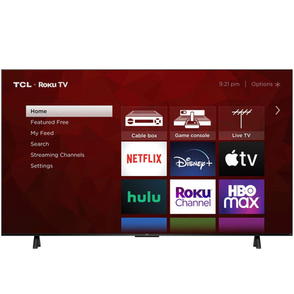 TCL 75in 4-Series 4K UHD HDR Smart TV With Roku And Voice Control