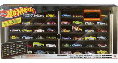 Hot Wheels Display Case With Exclusive Mercedes-Benz 190E 1:64 Scale Sports Car