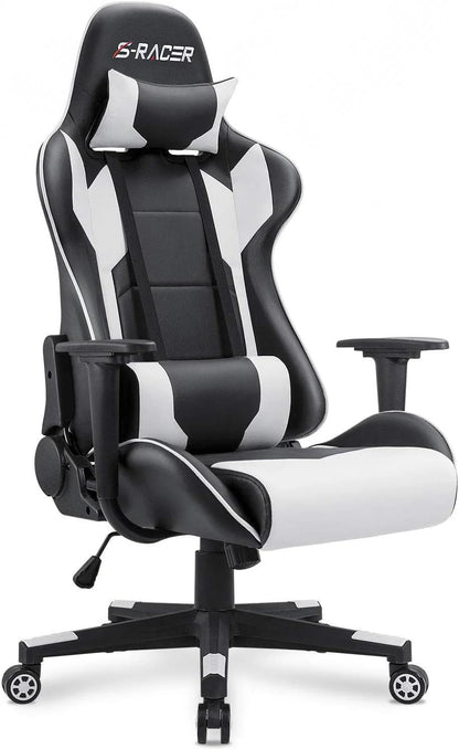 PU Leather Ergonomic Gaming Chair - High Back