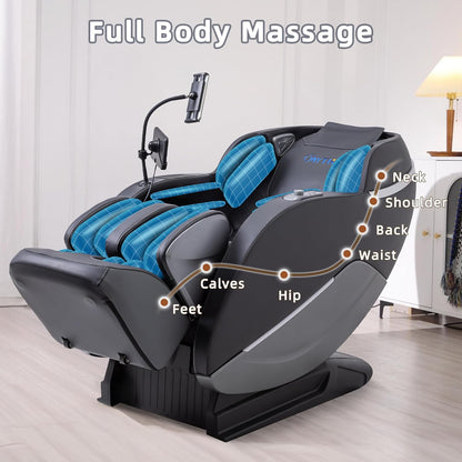 MYTHIA Full Body Zero Gravity Massage Chair With SL Track, 12 Auto Modes - A303C
