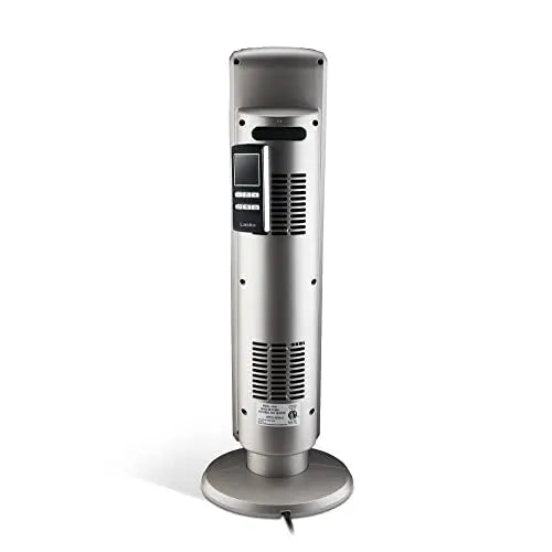 Lasko Ceramic Tower Heater With Oscillation, 29.5 in, Black - 5586