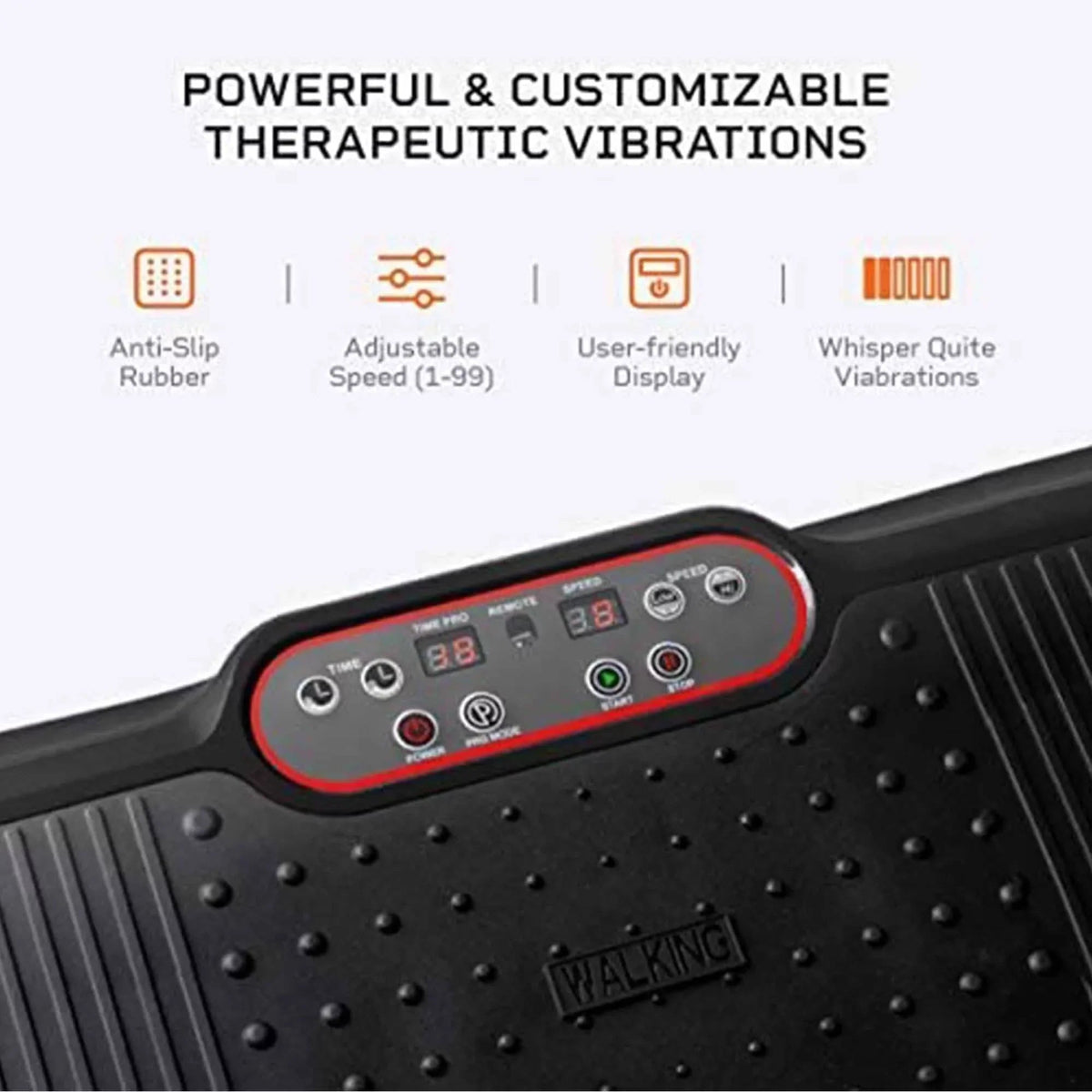 LifePro Waver Vibration Plate Exercise Machine With Remote And Exercise Bands