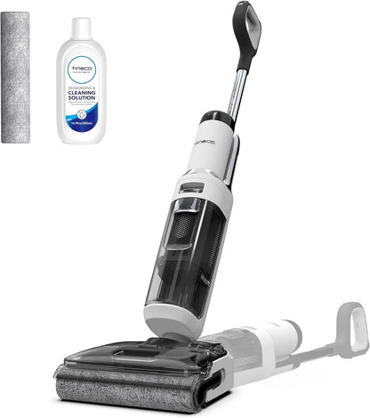 Tineco Floor One Stretch S6 Cordless Wet Dry Vacuum Mop, 0.8 Liters, Black & White - Floor-One-Stretch-S6