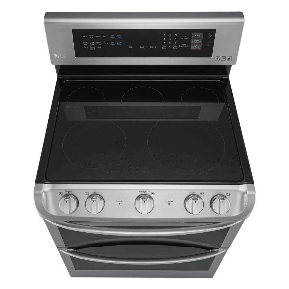 LG Double Oven Stainless Steel Electric Range, 7.3 Cu. Ft. - LDE4413ST