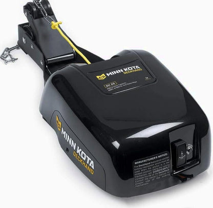 Minn Kota Deckhand 40 Electric Anchor Winch - 40 lb Capacity, 100 ft Nylon Rope, Horizontal Davit
