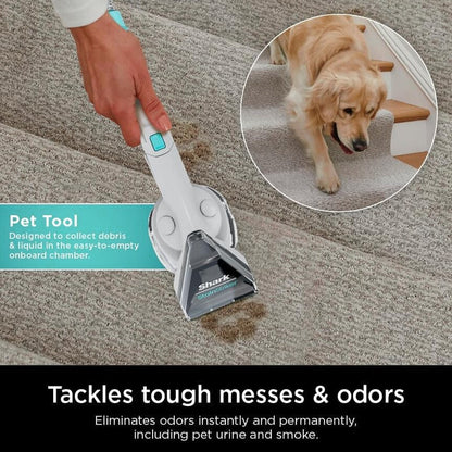 Shark CarpetXpert Carpet Cleaner, Cyan - EX201